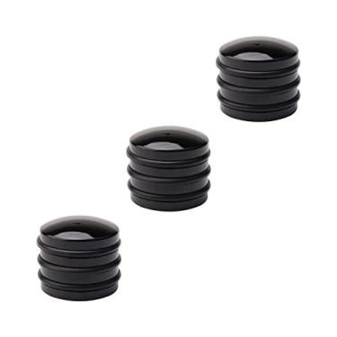 Imagem de 3 botões rotativos multicoloridos para guitarra para controle de tom de volume potenciômetro