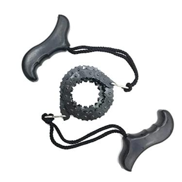 Imagem de SagaSave Motosserra Manual Dobrável de Corda com Lâmina de Serra de Madeira e Metal Macio, Perfeito para Caminhadas, Camping e Sobrevivência ao Ar Livre