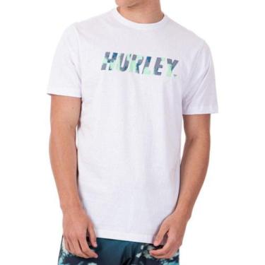 Imagem de Camiseta Hurley Fastlane Masculina Branco