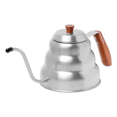 Imagem de Chaleira Bico Fino Inox Madeira