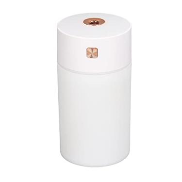 Imagem de Umidificador de mesa, umidificador de névoa de 300 ml, umidificador silencioso, luz colorida, prática para escritório (branco)