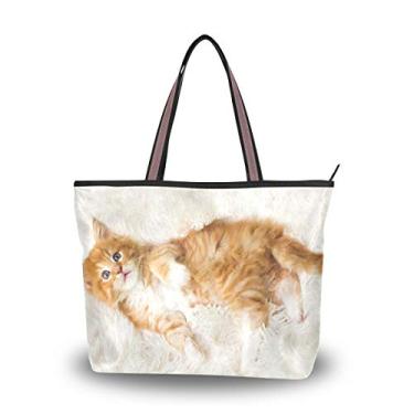 Imagem de Bolsa de ombro My Daily Women Maine Coon Cat Kitty, Multi, Large