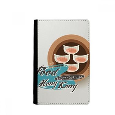 Imagem de Porta-passaporte Hong Kong Har Gow Dumplings Notecase Burse capa carteira porta-cartões