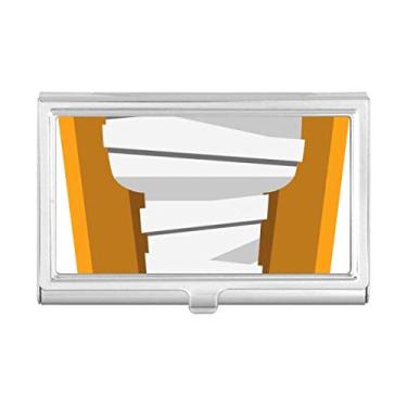 Imagem de Porta-cartões de visita com estampa de ilustração do caixão do Egito Mamãe