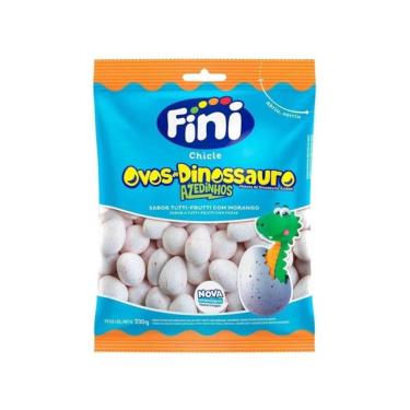 Imagem de Chiclete Fini Ovos de Dinossauro Tutti Frutti Pacote 230g
