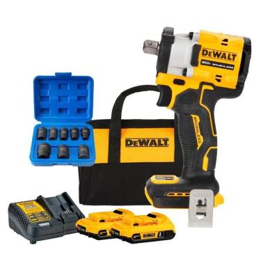 Imagem de Chave Impacto 1/2 A Bateria 20V Dewalt Dcf922D2-Br 2
