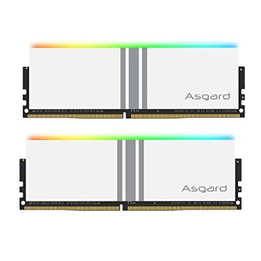Imagem de DDR4 Ram, Asgard Valkyrie Series 32GB (2 x 16GB) 288-Pin DRAM DDR4 3600 CL18-22-22-42 1,35V Dual Channel Desktop Memory Model - Branco
