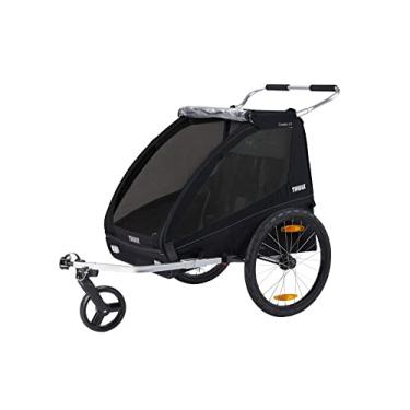 Imagem de Bike Trailer com Dois Assentos para Bebês Thule Coaster XT Black