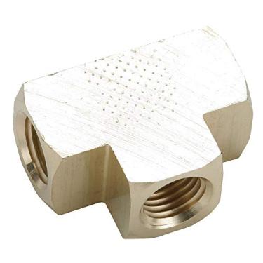 Imagem de Parker Camiseta Union L2203P-4-pk10, latão, tamanho de 6,35 mm (pacote com 10)