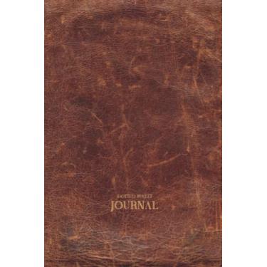 Imagem de Diário de bala pontilhado para planejar e organizar BRWN: Capa de couro marrom | 150 páginas em grade pontilhada de cor creme | agenda de 15 x 23 cm