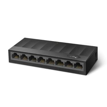 Imagem de TP-Link Litewave 8 Port Gigabit Ethernet Switch | Desktop Ethernet Splitter | Plastic Case | Unshielded Network Switch | Plug & Play | Fanless Quiet | Unmanaged (LS1008G)