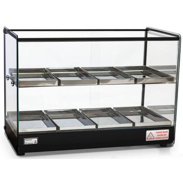 Imagem de Estufa LED Quadrada Dupla 8 Bandejas EVR LP Perfil Preto - Titã