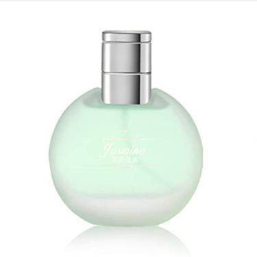 Imagem de Qinlorgo Perfume a vapor, perfume floral de longa duração, proteção de metal, spray de vaso sanitário para uso externo (jasmim)