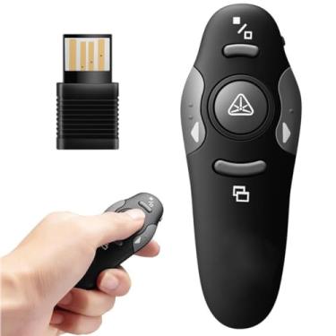 Imagem de Controle Apresentação Power Point Controle Apresentador de Slide Multimídia Caneta Apontador Laser Sem Fio Passador de Slides