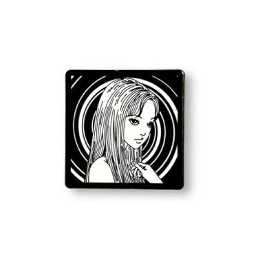 Imagem de Junji ito Pin Tomie Pin Uzumaki Pin Junji ito esmalte pin junji ito manga tomie mangá tomie Junji ito Uzumaki Junji ito tomie esmalte esmalte duro junji ito merch broche de terror japonês, Zinco,