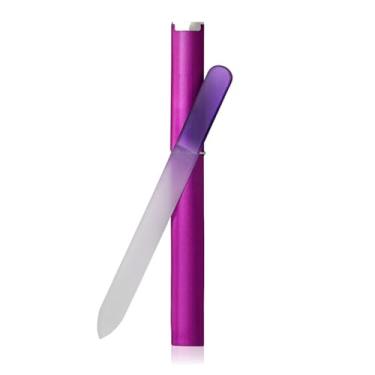 Imagem de SZITW Arquivo de unhas gradiente de 14cm Arquivo de polimento de unhas Arquivo colorido para mani e pedi