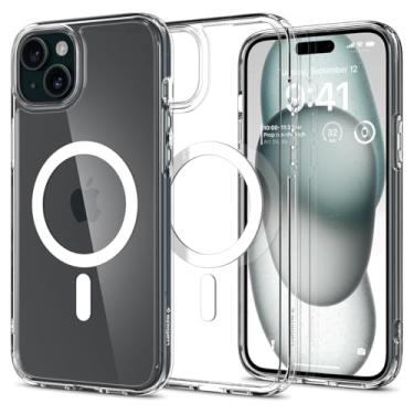 Imagem de Capa Spigen para iPhone 15 Plus, Ultra Hybrid MagFit [Anti-amarelecimento] Projetada para Apple iPhone 15 Plus - Branca