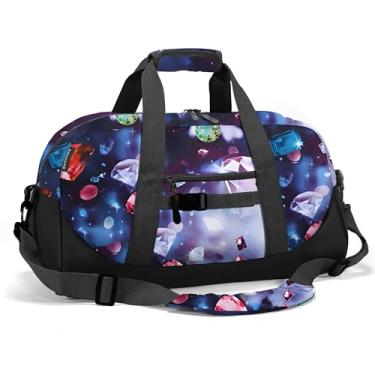 Imagem de Bolsa esportiva infantil Stumdo para crianças, tamanho de bagagem de mão e ideal para prática escolar ou viagem noturna, bolsa de fim de semana para viagem, academia, bolsa esportiva para meninos e