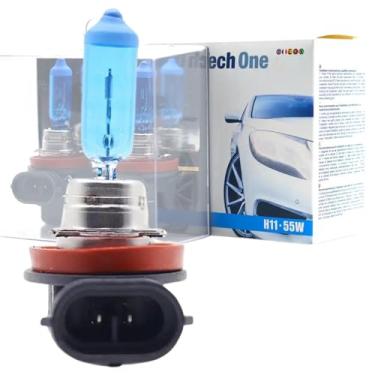 Imagem de PAR DE LAMPADA SUPER BRANCA H11 12V 55W