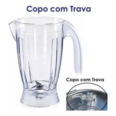 Imagem de Copo Original Philips Walita Ri1784 Ri2034 Branco C/ Trava