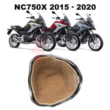 Imagem de Forração Honda NC 750X 2015 Baú Forro Bege Scooter Acessório - Jaspe A