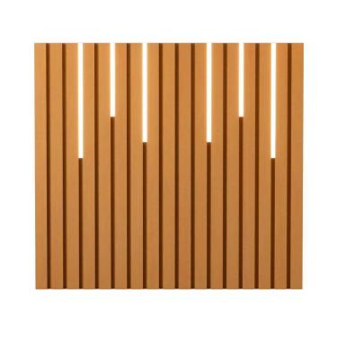 Imagem de Cabeceira Ripada Cama De Solteiro Com Led Nagoia Nature