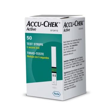 Imagem de Tiras para Controle de Glicemia Accu-Chek Active 50 unidades - ROCHE