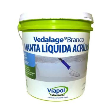 Imagem de Impermeabilizante Para Laje Vedalage Branco Galão 3,6L Viapol