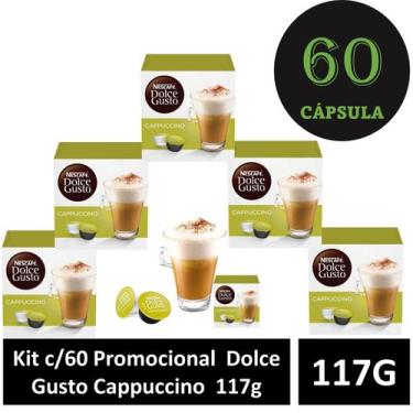 Imagem de Kit c/60 Promocional  Dolce Gusto Cappuccino  117g - NESCAFE NESTLE