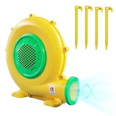 Imagem de GONFLABLE Soprador de casa de salto de 750 W, soprador de ar para inflável, portátil inflável para casa de salto inflável, castelo saltador, escorregador de água, soprador com fio (750 Watt 1HP)