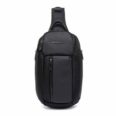 Imagem de Shoulder Bag Primicia Impermeável Alça Transversal Resistente, U, Pret