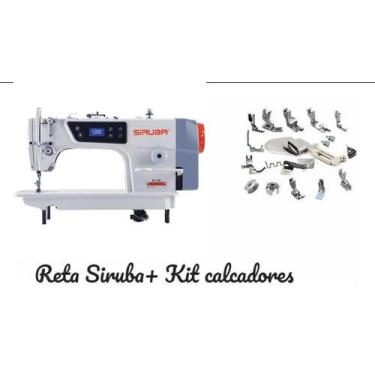 Imagem de Reta Industrial Siruba completa220v + 18 Calcadores-220v, 220V