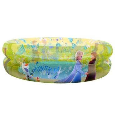 Imagem de Piscina Frozen Inflavel Redonda Anna Elsa Olaf Disney 70 Lts - Etitoys