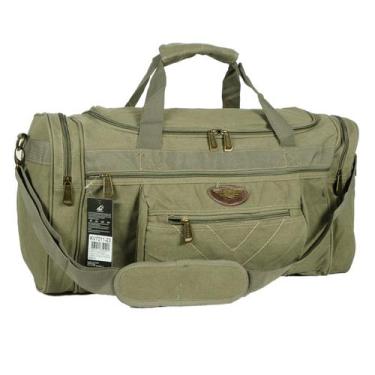 Imagem de Bolsa de Viagem Lona Reforçada 60L KVNJA7011-23 - Keuven, Verde