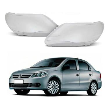 Imagem de Par 2 Lente Do Farol Dianteiro Voyage G5 1.0 2009 A 2012 - RF