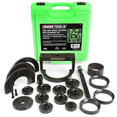 Imagem de OEMTOOLS Kit de remoção e instalação de cubo de roda mestre 37342, kit de extrator de rolamento de roda traseira e frontal, puxador de cubo de roda traseira e frontal, fácil de usar