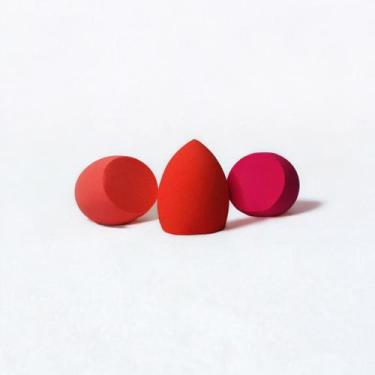 Imagem de Esponja Chanfrada Gota para Maquiagem BaseCorretivo - beauty