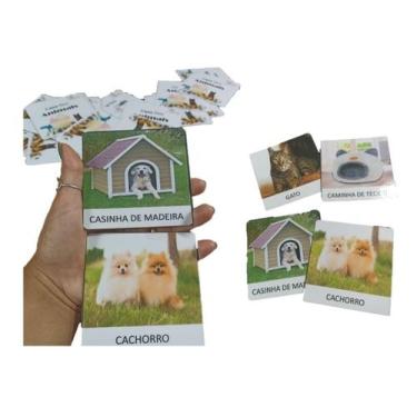 Imagem de Baralho A Casa Dos Animais Para Criança Idosos Fala Cognição - T&D JOG