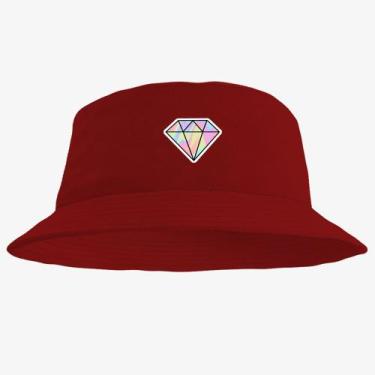 Imagem de Boné Chapéu Bucket Hat Estampado Diamante - MP Moda Masculina, Único, 