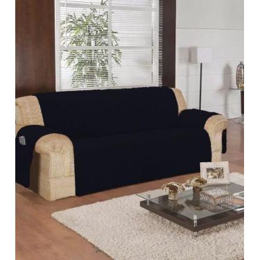 Imagem de Protetor De Sofa Retratil Medida de Braço a Braço 3,50m preto (largura