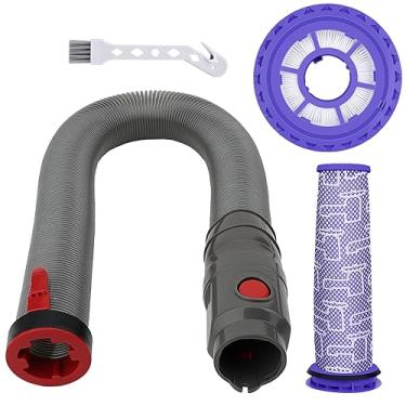 Imagem de Leadaybetter Substituição de filtros DC41 e conjunto de mangueira para aspirador Dyson DC41, compare com as peças 920769-01 e 920640-01 (1 mangueira e 1 filtro HEPA traseiro e 1 pré-filtro)