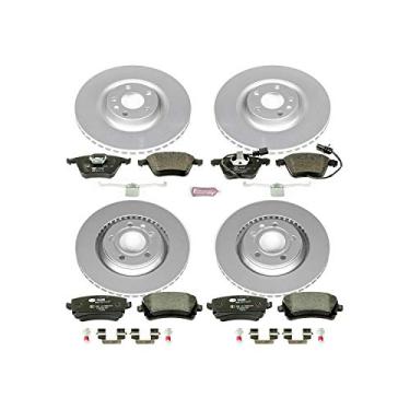 Imagem de Power Stop ESK4010 Kit de freio Euro-Stop dianteiro e traseiro Audi