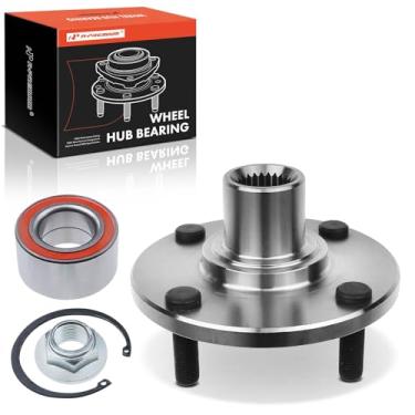 Imagem de A-Premium Conjunto do cubo da roda dianteira com 4 pinos compatível com Ford Focus 2000-2011