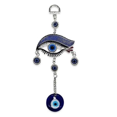 Imagem de Móbile Mandala Olho de Hórus Grego Afasta Negatividade 17 cm