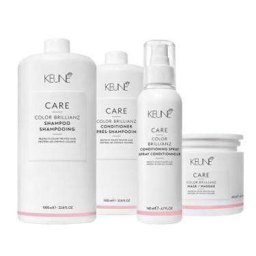 Imagem de Kit Keune Color Brillianz Total - Litro (4 produtos)