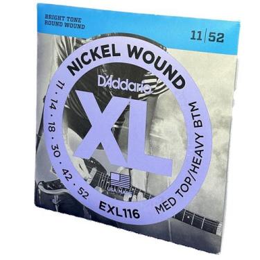 Imagem de Encordoamento Guitarra 11-52 EXL116 D'Addario Nickel Wound - D'Addario