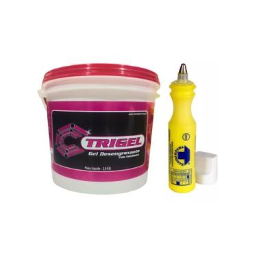 Imagem de Marcador Industrial & Gel Desengraxante Rosa - Trigel, Amarelo