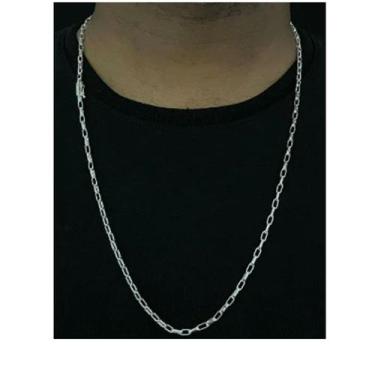 Imagem de Corrente boleada 3mm prata 925 pratiada boa Cordão Corente - A.R Varie