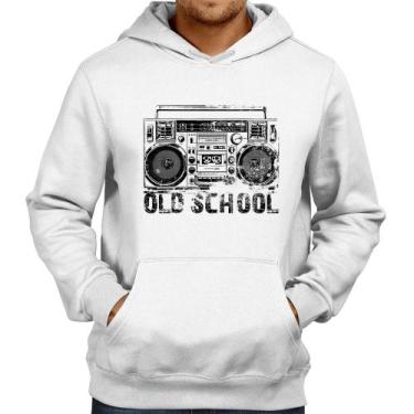 Imagem de Moletom Old School Boombox - Foca na Moda, Branco, M