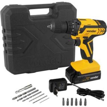 Imagem de Parafusadeira Furadeira Bateria Bivolt Pfv12 Vonder Tarugão